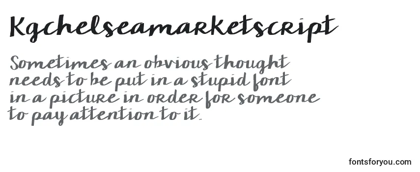 Kgchelseamarketscript Font