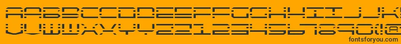 Qqv2 Font – Black Fonts on Orange Background