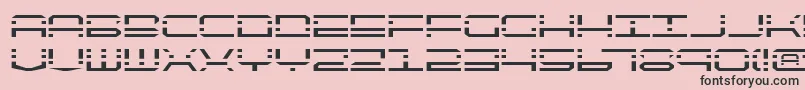 Police Qqv2 – polices noires sur fond rose