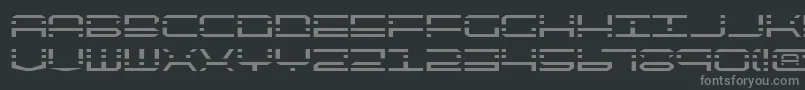 Шрифт Qqv2 – серые шрифты на чёрном фоне