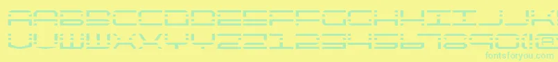 Więcej informacji o czcionce Qqv2 Czcionka Qqv2 – zielone czcionki na żółtym tle
