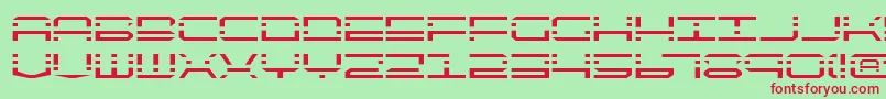 Qqv2 Font – Red Fonts on Green Background