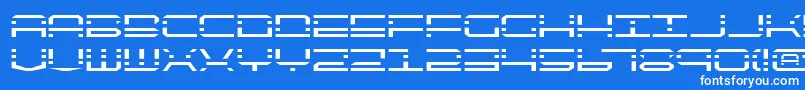 Qqv2 Font – White Fonts on Blue Background