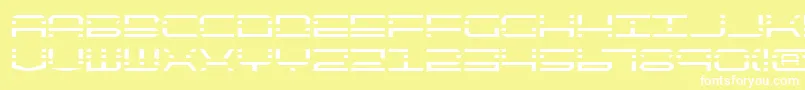 Więcej informacji o czcionce Qqv2 Czcionka Qqv2 – białe czcionki na żółtym tle