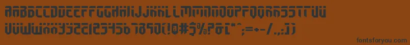 Шрифт Fedyralv2e – чёрные шрифты на коричневом фоне