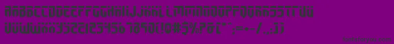 Fedyralv2e Font – Black Fonts on Purple Background