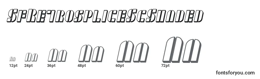 SfRetrospliceScShaded Font Sizes