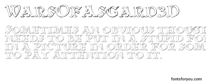 Review of the WarsOfAsgard3D Font