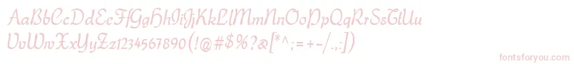 JuniorCat Font – Pink Fonts on White Background