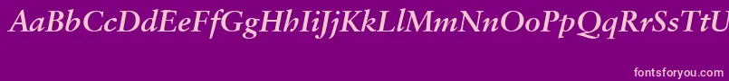 Más sobre la fuente SabonCeBolditalic fuente SabonCeBolditalic – Fuentes Rosadas Sobre Fondo Morado