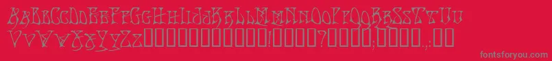 More about BadacidTM Font BadacidTM Font – Gray Fonts on Red Background