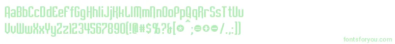 Empanada-Schriftart – Grüne Schriften