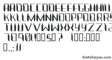 Nanonaut font – various Fonts