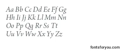 ArnoproItalicsubhead Font