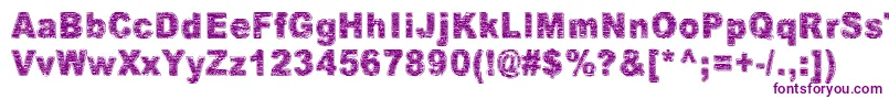 Villasukat Font – Purple Fonts