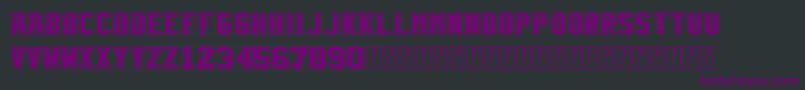 TblVintage Font – Purple Fonts on Black Background