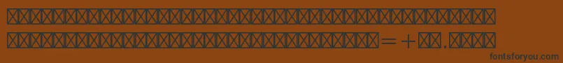 Europeanpistd2 Font – Black Fonts on Brown Background