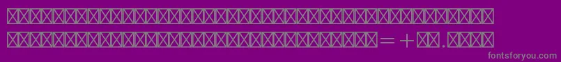 Europeanpistd2 Font – Gray Fonts on Purple Background