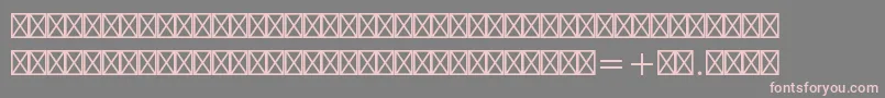 Europeanpistd2 Font – Pink Fonts on Gray Background