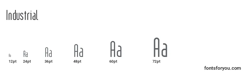Industrial Font Sizes