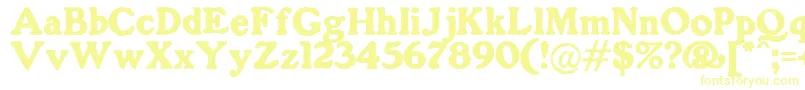 Gorilla Font – Yellow Fonts