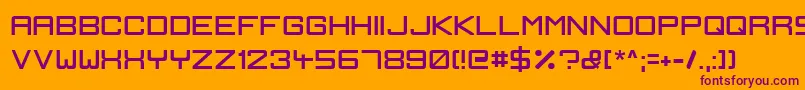 More about IgnisEtGlaciesSharp Font IgnisEtGlaciesSharp Font – Purple Fonts on Orange Background
