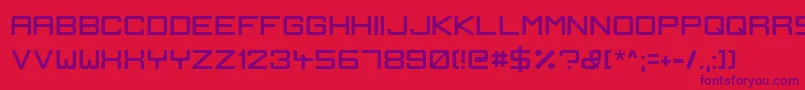 fuente IgnisEtGlaciesSharp – Fuentes Moradas Sobre Fondo Rojo
