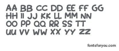 Review of the KissyHugs Font