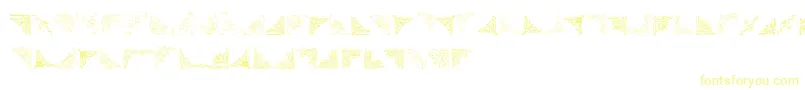 CornpopThree Font – Yellow Fonts on White Background
