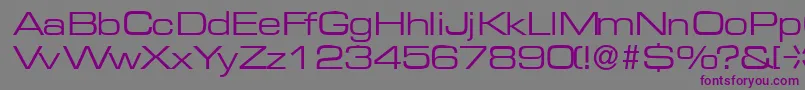 M730SansRegular Font – Purple Fonts on Gray Background