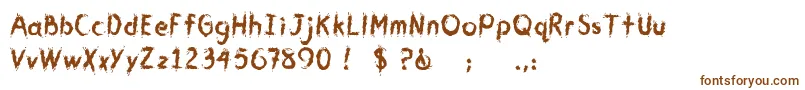 CmYouGotMeWet Font – Brown Fonts