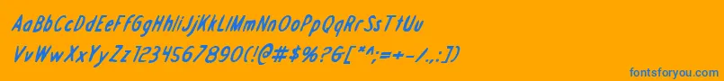 Подробнее о шрифте Draftingboardbi Шрифт Draftingboardbi – синие шрифты на оранжевом фоне