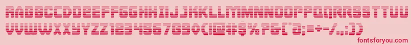 Cyborgroostergrad Font – Red Fonts on Pink Background