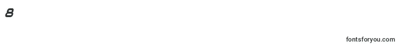 ClassicRobotCondensedBoldItalic Font – Fonts for Digit 8