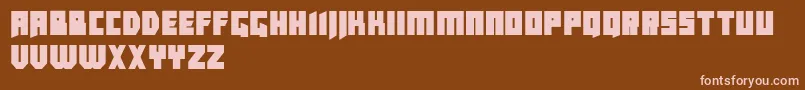 CallejonDemo Font – Pink Fonts on Brown Background