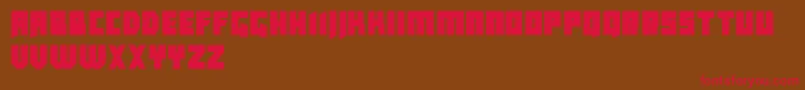 CallejonDemo Font – Red Fonts on Brown Background