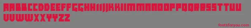 CallejonDemo Font – Red Fonts on Gray Background