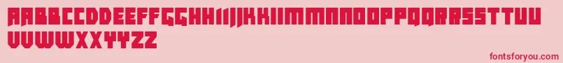 CallejonDemo Font – Red Fonts on Pink Background