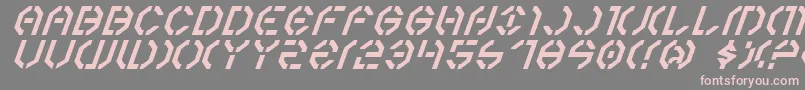 Y3ki Font – Pink Fonts on Gray Background
