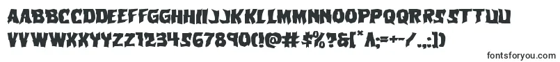 Vorvolakaexpand-fontti – Hulk-fontit