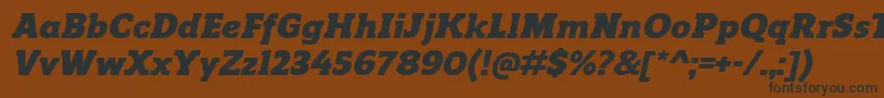 Подробнее о шрифте ReganslabBlackitalic Шрифт ReganslabBlackitalic – чёрные шрифты на коричневом фоне