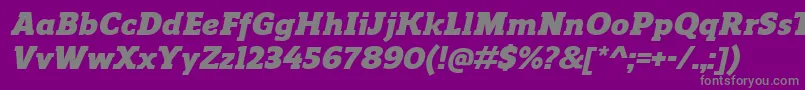 Más sobre la fuente ReganslabBlackitalic fuente ReganslabBlackitalic – Fuentes Grises Sobre Fondo Morado