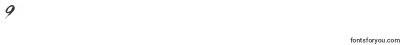 QuickMenuBoards Font – Fonts for Digit 9