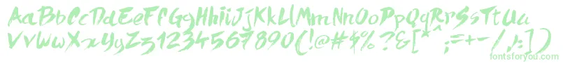 QuickMenuBoards Font – Green Fonts