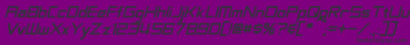 LabeoufItalic Font – Black Fonts on Purple Background