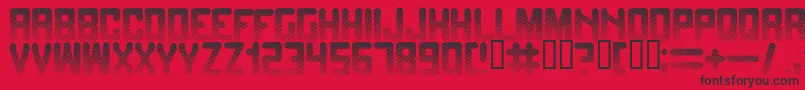 Fadetogrey Font – Black Fonts on Red Background