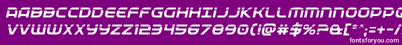 Fedservicelaserital Font – White Fonts on Purple Background