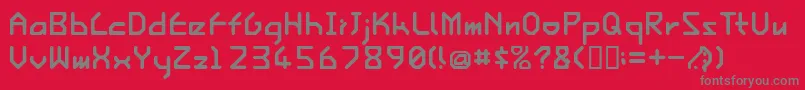 More about IshiRegularE. Font IshiRegularE. Font – Gray Fonts on Red Background