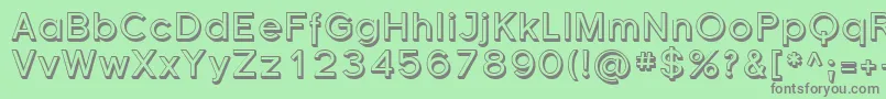 Lisätietoja Florsn41-fontista Florsn41-fontti – harmaat kirjasimet vihreällä taustalla