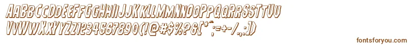 Hitchblock3Dital Font – Brown Fonts
